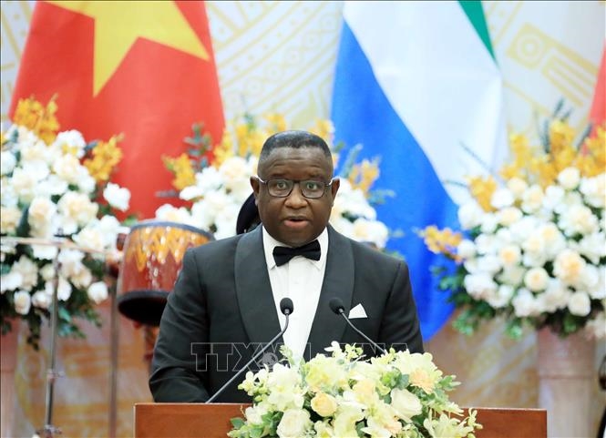 El presidente de Sierra Leona concluye su visita oficial a Vietnam