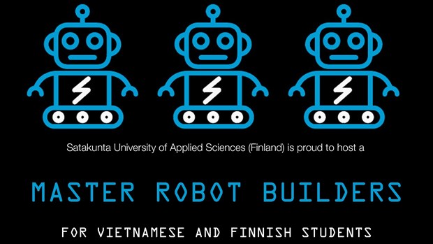 Estudiantes vietnamitas ante la oportunidad de avanzar con la carrera de robótica en Finlandia