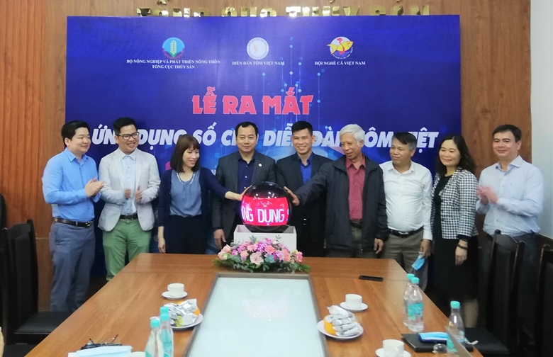 Nueva aplicación de teléfono móvil para el foro vietnamita del sector camaronero