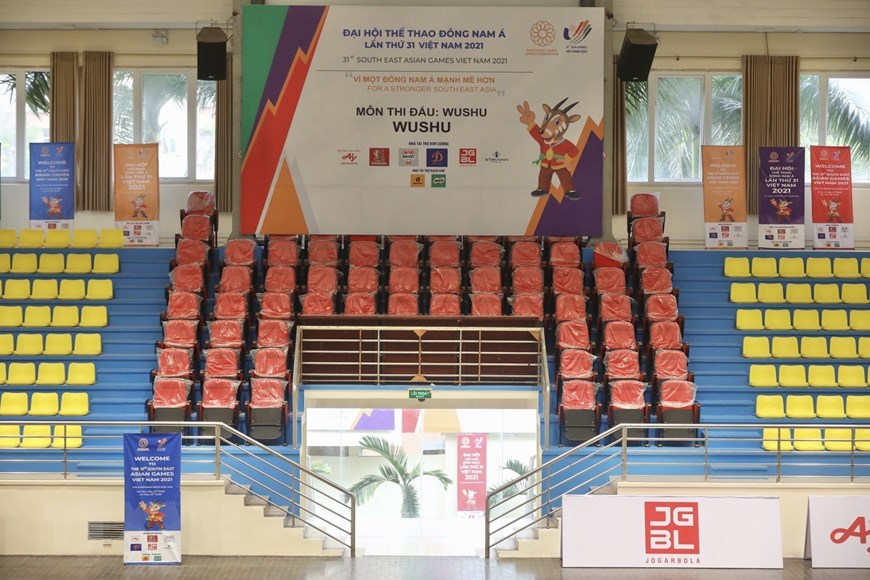 El pabellón polideportivo de Cau Giay, listo para los SEA Games 31