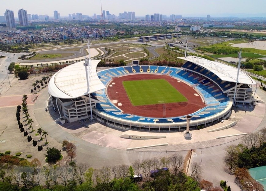 El Estadio Nacional My Dinh listo para los 31 º Juegos SEA Games