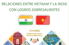 Relaciones entre Vietnam y la India con logros sobresalientes