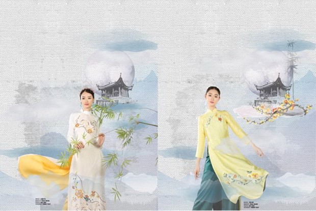 Festival Ao dai en Yen Tu