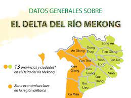 Datos generales sobre el Delta del río Mekong