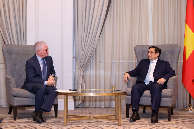 El primer ministro vietnamita recibe a líderes de empresas estadounidenses en Nueva York