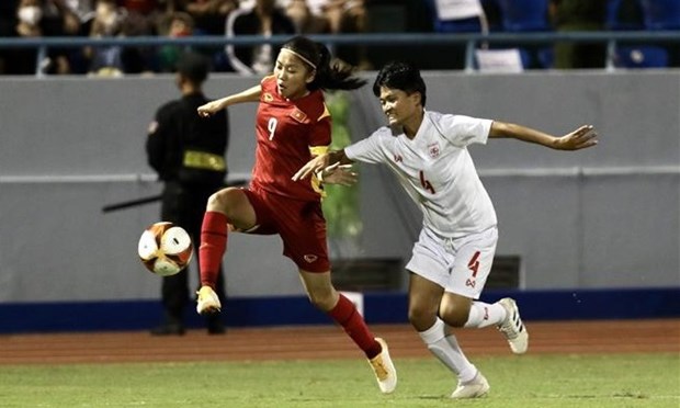 SEA Games 31 Vietnam en la final del fútbol femenino