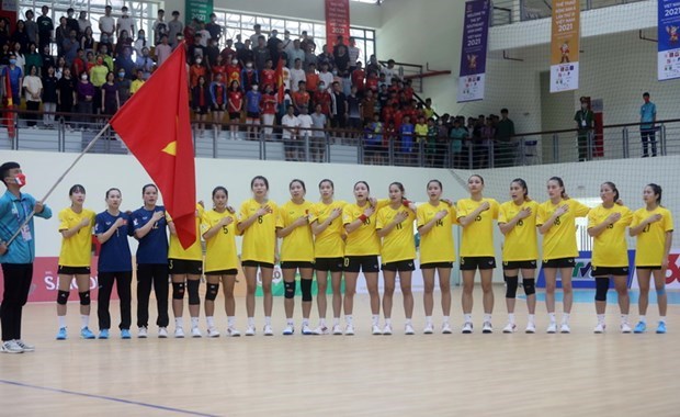 SEA Games 31 el equipo femenino de balonmano vietnamita conquista la medalla de oro