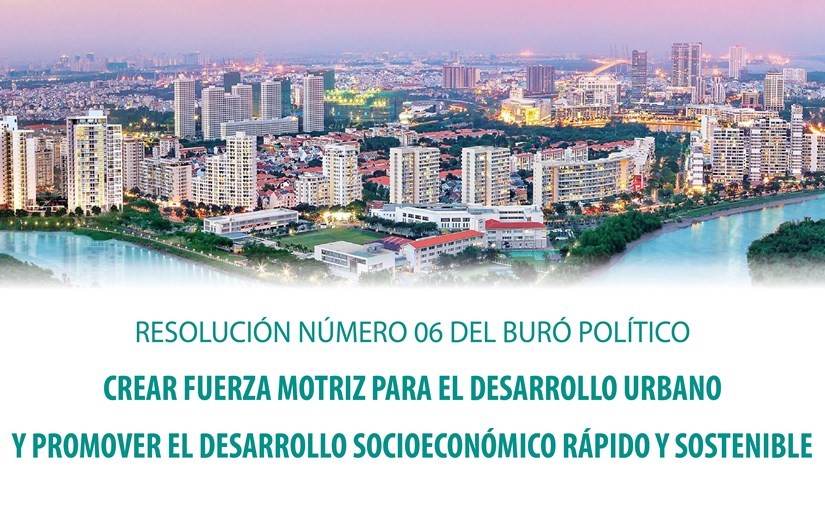 Crean fuerza motriz para el desarrollo sostenible de áreas urbanas en Vietnam hasta 2030