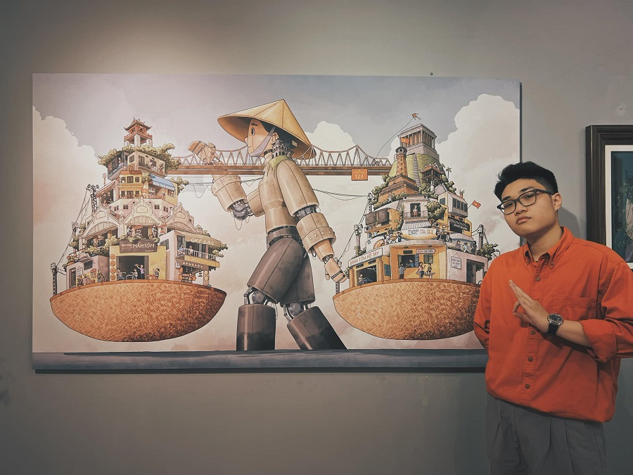 Un cuadro ganador del concurso de dibujo patrocinado por la UNESCO vendido por 8000 dólares