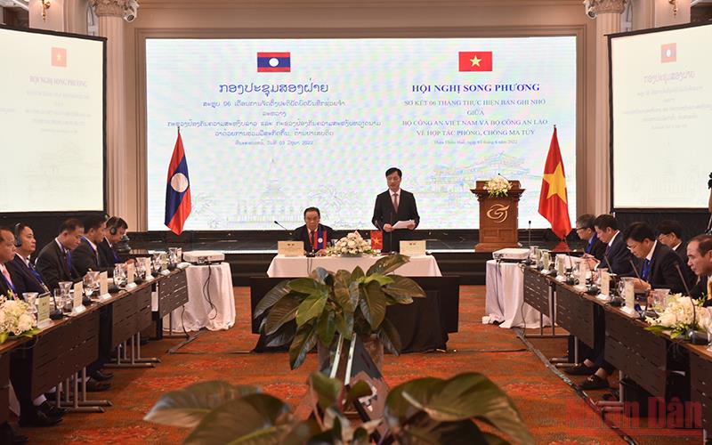 Impulsar la cooperación en el combate contra las drogas entre Vietnam y Laos