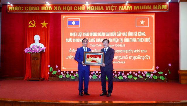 La provincia de Sekong de Laos desea intensificar la cooperación con Thua Thien - Hue