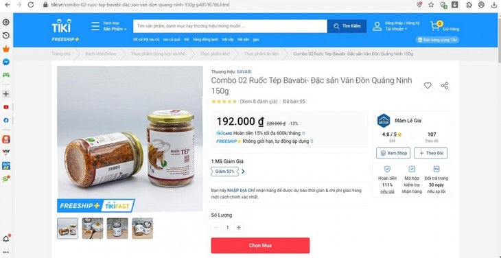 Quang Ninh promueve las ventajas del comercio electrónico para impulsar el consumo de productos OCOP
