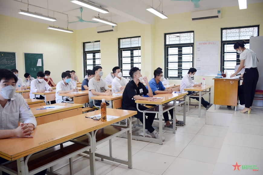Comienza el examen de graduación de bachillerato del año escolar 2022 en Vietnam