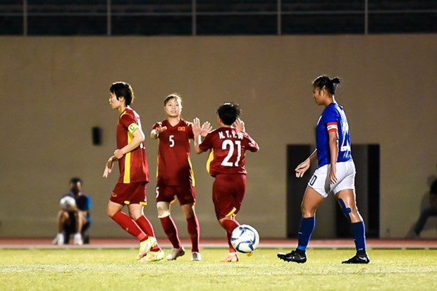Un buen comienzo del equipo de fútbol vietnamita en el Campeonato Femenino AFF
