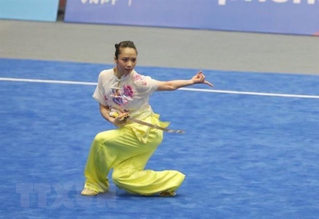 La atleta de Wushu Duong Thuy Vi gana el oro en los Juegos Mundiales