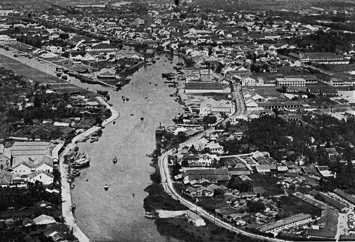 Las fotos monocromáticas que se remontan a la era de Indochina