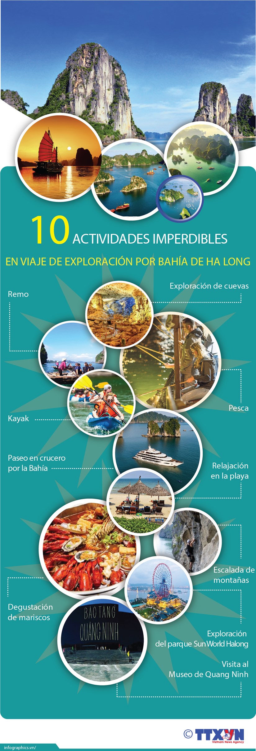 Diez actividades imperdibles en viaje de exploración por Bahía de Ha Long