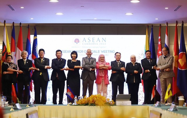 Reunión preparatoria de la AMM-55 de la ASEAN