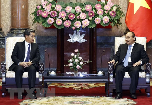 Presidente vietnamita recibe al fiscal general de Laos
