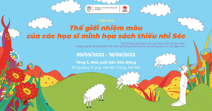 Ilustraciones de libros infantiles checos exhibidas en Hanói