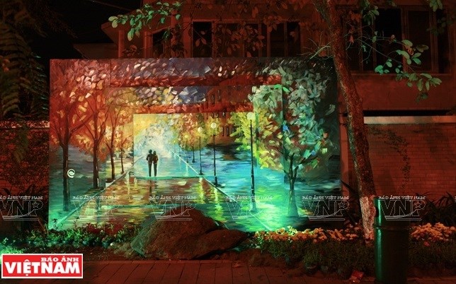 Grafiti en paredes de Vietnam