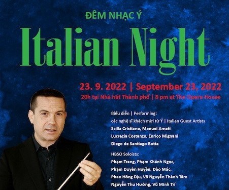 Noche Italiana para los amantes de la ópera en Ciudad Ho Chi Minh