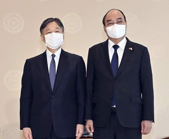 Presidente vietnamita se reúne con emperador japonés en Tokio