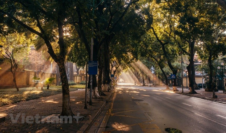 Visita la calle más hermosa de Hanoi en el comienzo del otoño