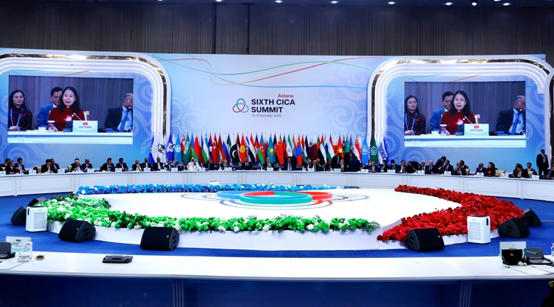Discurso de la vicepresidenta Xuan en Cumbre de la Conferencia sobre Interacción y Medidas de Fomento de la Confianza en Asia