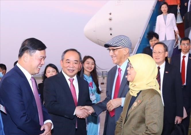 La presidenta singapurense realiza visita oficial a Vietnam