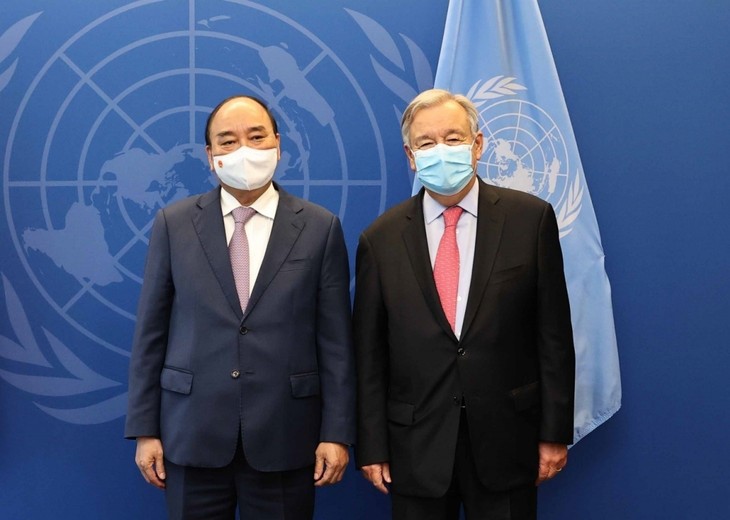 Secretario general de la ONU comienza su visita de trabajo en Vietnam