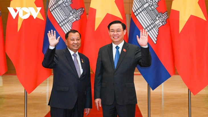 El presidente del Senado de Camboya concluye visita a Vietnam