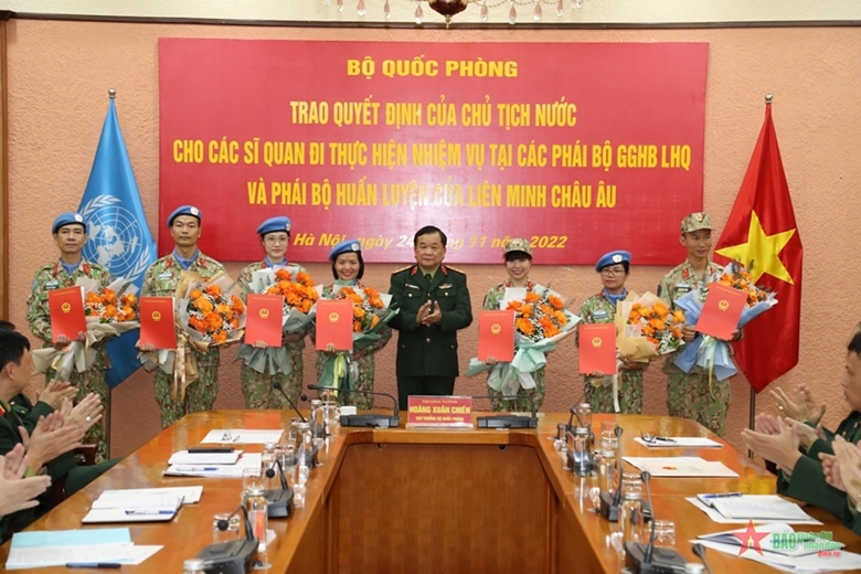 Por primera vez Vietnam incorpora a la Misión de Entrenamiento de la Unión Europea