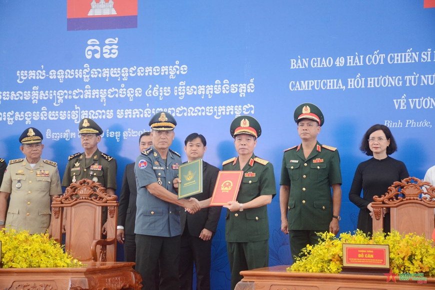 Vietnam entrega de restos de soldados camboyanos a Camboya