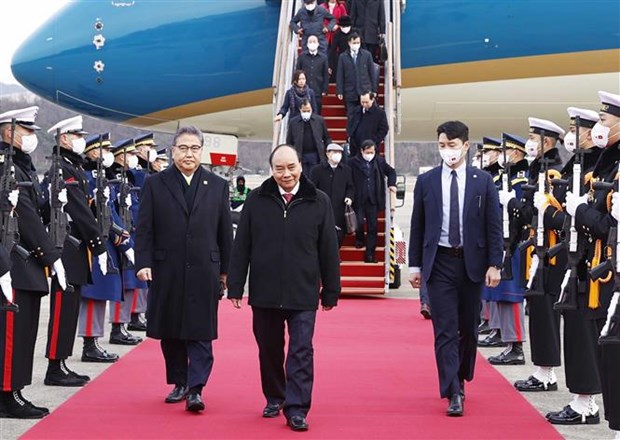 Comienza la visita del presidente de Vietnam a Corea del Sur