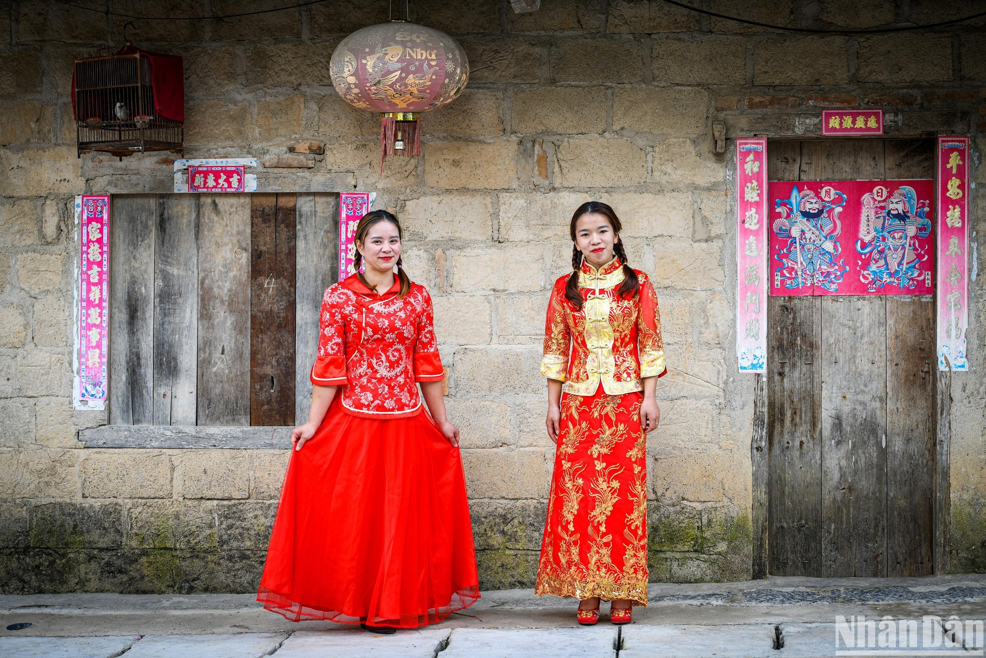 La belleza del pueblo chino en la antigua comuna vietnamita de Pho Bang