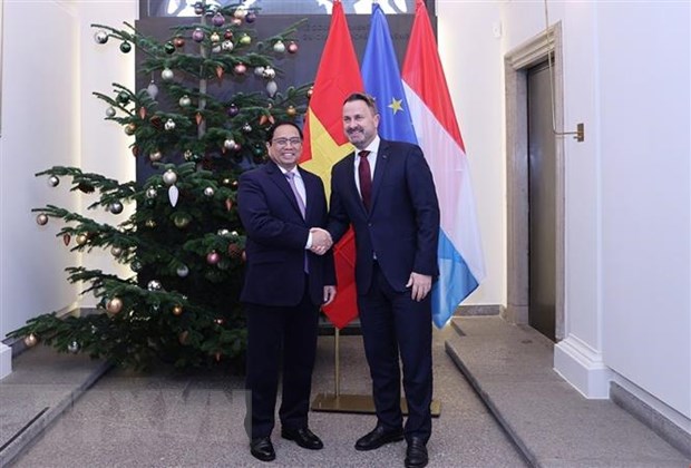 Medios de comunicación luxemburgués consideran muy positiva sobre la visita del primer ministro Pham Minh Chinh