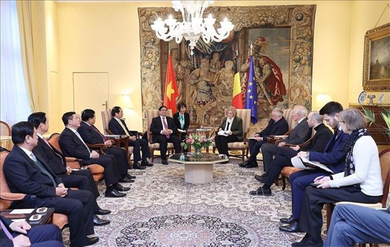El primer ministro se reúne con la presidenta de la Cámara de Representantes de Bélgica