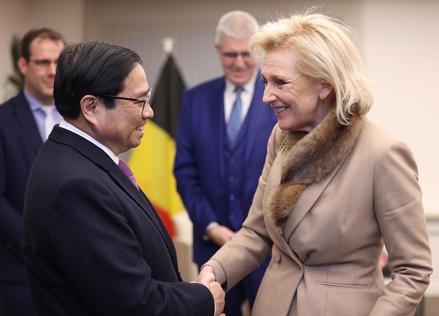 Actividades del primer ministro vietnamita en el último día de visita al Reino de Bélgica