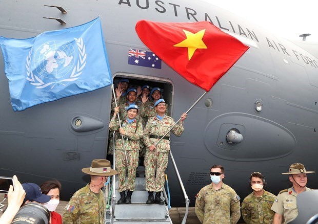 Los cascos azules de Vietnam muestran su capacidad de rápida adaptación