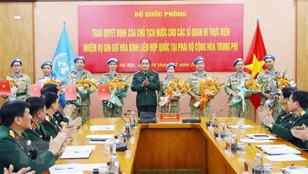 Vietnam fortalece la cooperación internacional en el campo del mantenimiento de la paz