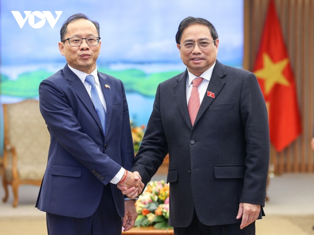El Premier vietnamita recibe al saliente Embajador camboyano