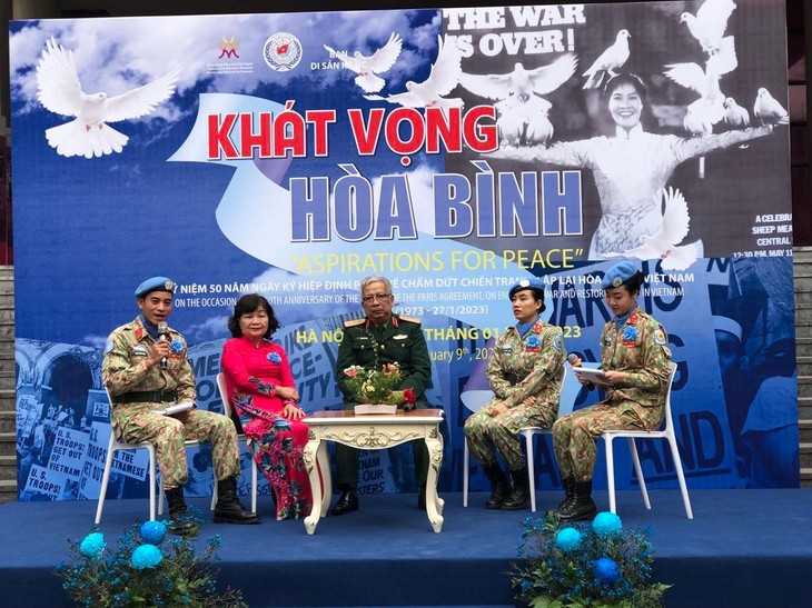 Evento “Aspiración por la paz” conmemora el 50° aniversario de la firma del Acuerdo de París