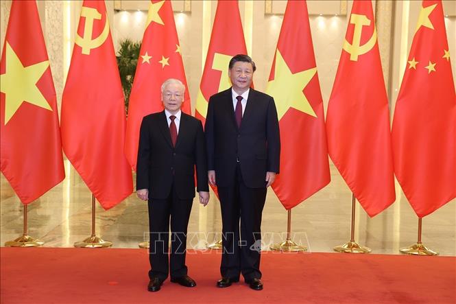 Máximos líderes políticos de Vietnam y China intercambian parabienes con motivo del Año Nuevo Lunar 2023