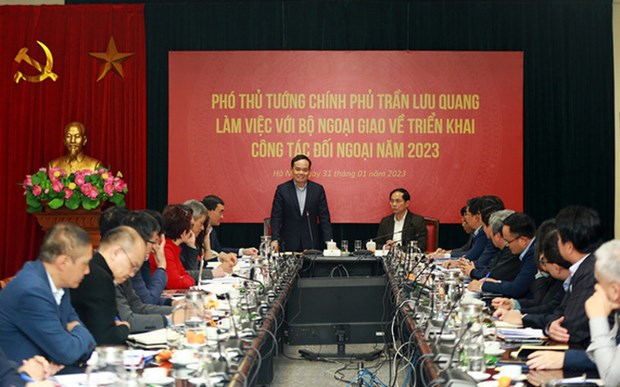Exhortan a Cancillería vietnamita a impulsar su rol pionero en asuntos exteriores