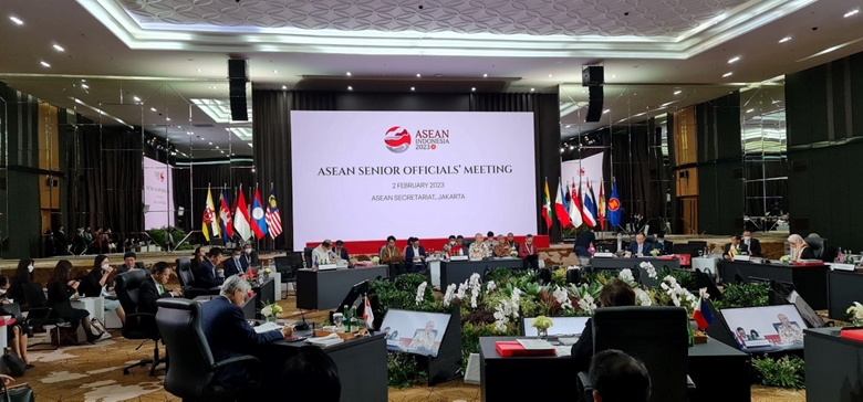 Sesión preparatoria para las reuniones de ministros de Relaciones Exteriores de la ASEAN