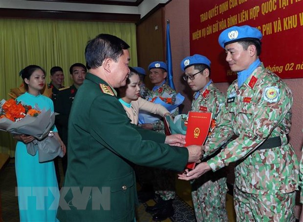 El Ejército Popular de Vietnam mantiene aportes a las misiones de paz de las Naciones Unidas
