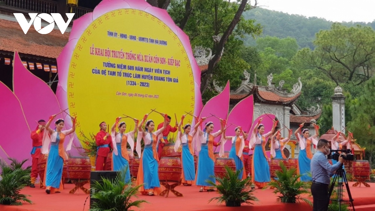 Provincia norteña de Hai Duong inaugura el festival de primavera de Con Son - Kiep Bac