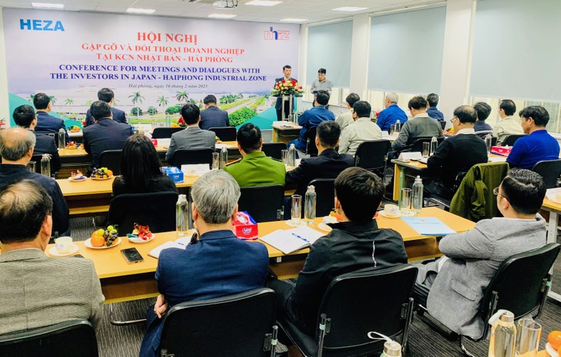 Conferencia empresarial Japón-Vietnam en marcha en la ciudad portuaria de Hai Phong