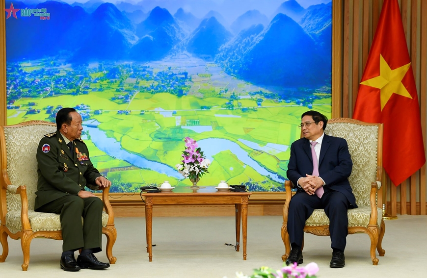 La defensa sigue siendo un pilar importante de las relaciones Vietnam-Camboya